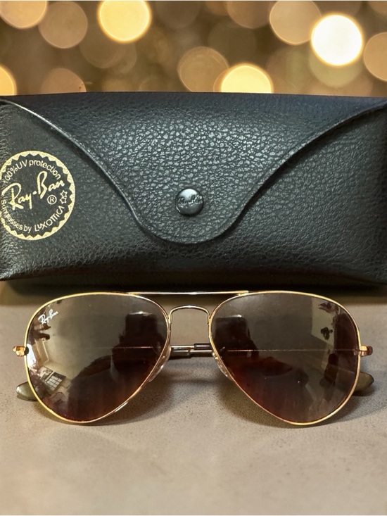 Ray-Ban Accessories - Ray-Ban Aviator Sunglasses - Gold Frame with Brown Lenses